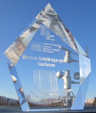 Troph&auml;e zum Projekt Wetterstation