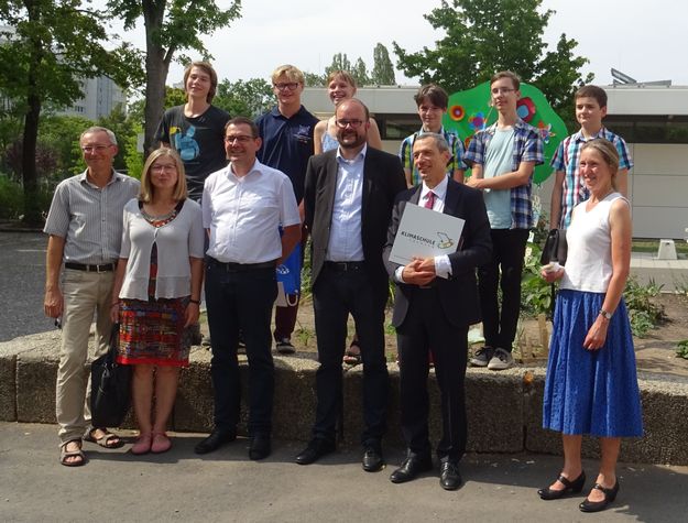 Klimaschule Titelübergabe